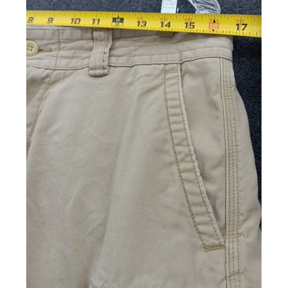 Polo Ralph Lauren blue label men's cargo‎ shorts size 33 tan Classic Pockets